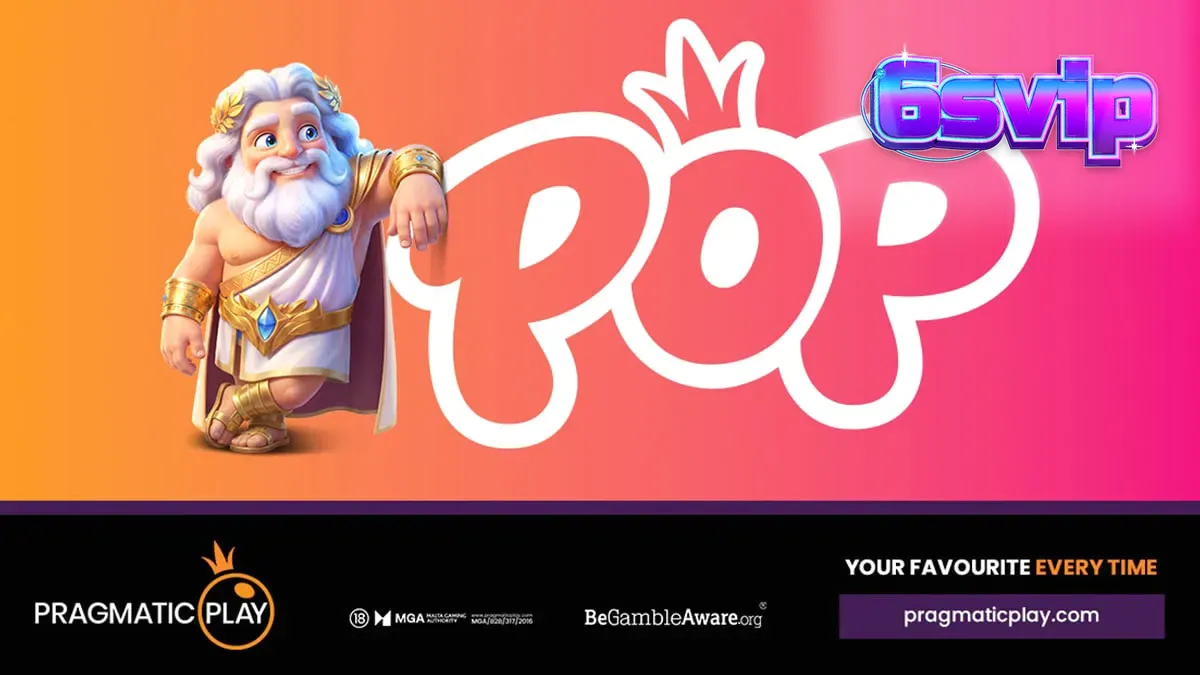 Tampilan visual ceria dari game slot seri POP terbaru oleh Pragmatic Play