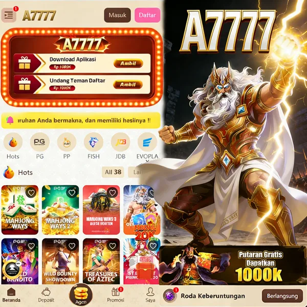 A7777 Slot Anti Rungkad Indonesia